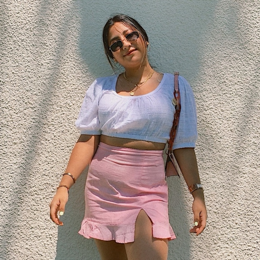 White Crop Top